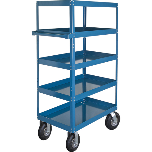 Shelf Carts , 5 Tiers, 24" W x 65" H x 36" D, 900 lbs. Capacity Pathway Supply LP
