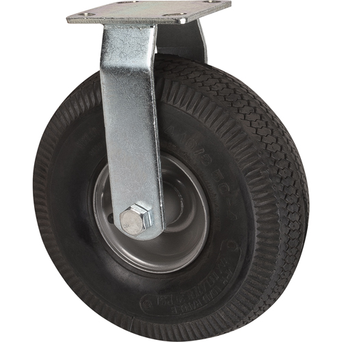Roulettes de rechange pour chariots &agrave; plateforme robustes, Fixe, 10" (254 mm), Pneumatique, 400 lb (181 kg) Pathway Supply LP