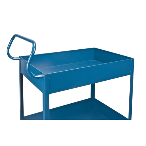 Deep Lipped Service Cart, 2 Tiers, 24" W x 47" H x 36" D, 1200 lbs. Capacity Pathway Supply LP