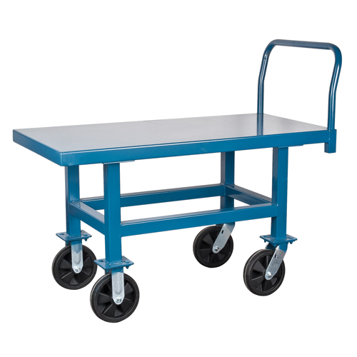 Elevated Platform Trucks, 60" L x 30" W, 2000 lbs. Capacity, Nylon Casters Pathway Supply LP