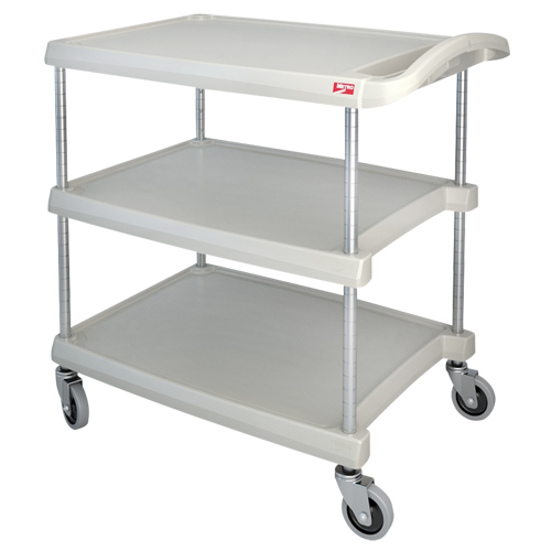 myCart Utility Cart, 3 Tiers, 20" x 35-1/2" x 30", 400 lbs. Capacity Pathway Supply LP