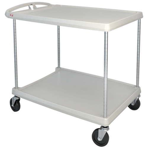 myCart Utility Cart, 2 Tiers, 26" x 36-7/8" x 36", 400 lbs. Capacity Pathway Supply LP