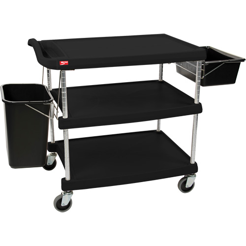 myCart Utility Cart, 3 Tiers, 20" x 35-1/2" x 30", 400 lbs. Capacity Pathway Supply LP