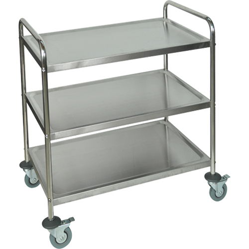 Shelf Cart, 3 Tiers, 21" W x 37" H x 23-1/2" D, 200 lbs. Capacity Pathway Supply LP