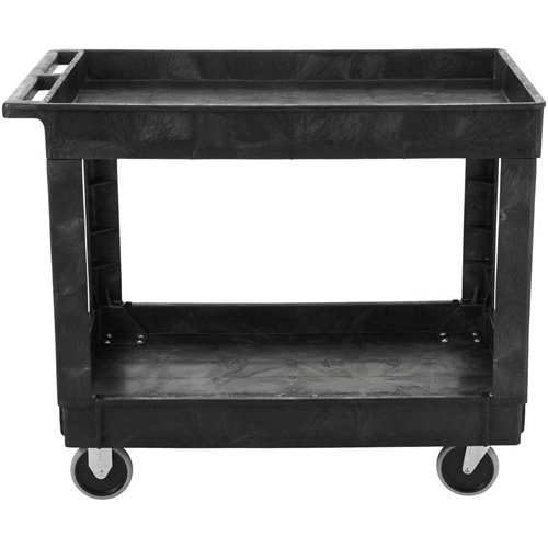 Chariot utilitaire avec poign&eacute;e, 2 tiers, 40" x 32-1/4" x 24", Capacit&eacute; 500 lb Pathway Supply LP