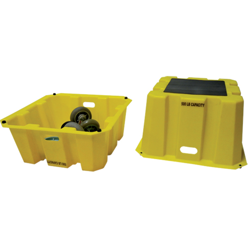 Escabeaux emboîtables industriels, 25" x 25" x Hauteur 10-1/2" Pathway Supply LP