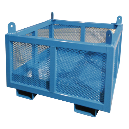 Material Handling Basket, 24" H x 48" W x 48" D, 2000 lbs. Capacity Pathway Supply LP