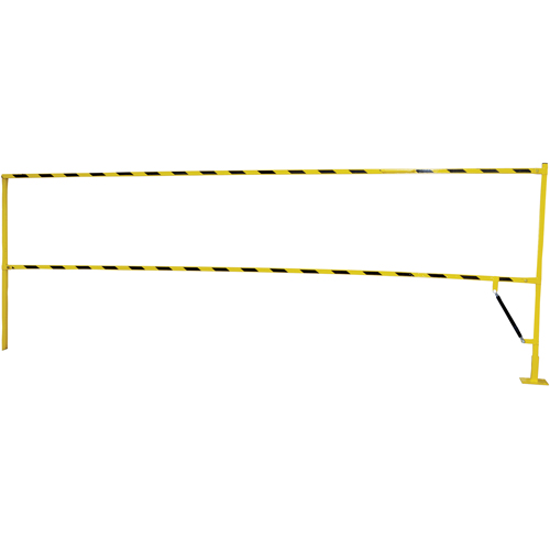 Safety Lift Gate, 10' L x 42-5/8" H, 159" Raised, Yellow Pathway Supply LP