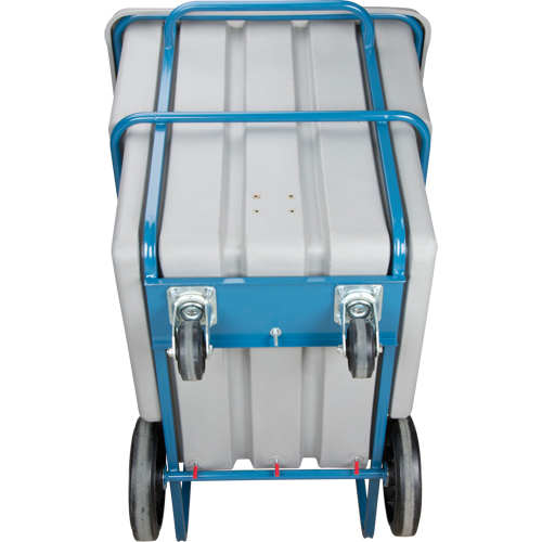 Chariot basculeur en acier, Poly&eacute;thyl&egrave;ne, 1,1 vg³, Capacit&eacute; de charge de 2000 lb Pathway Supply LP