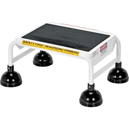 Stop-Step Ladders, 1 Steps, 16" Step Width, 9-9/16" Platform Height, Steel Pathway Supply LP