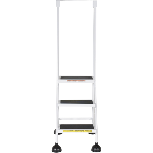 &eacute;chelles Stop-Step, 3 marches, Largeur de la marche 16", Hauteur de la plateforme 28-11/16", Acier Pathway Supply LP