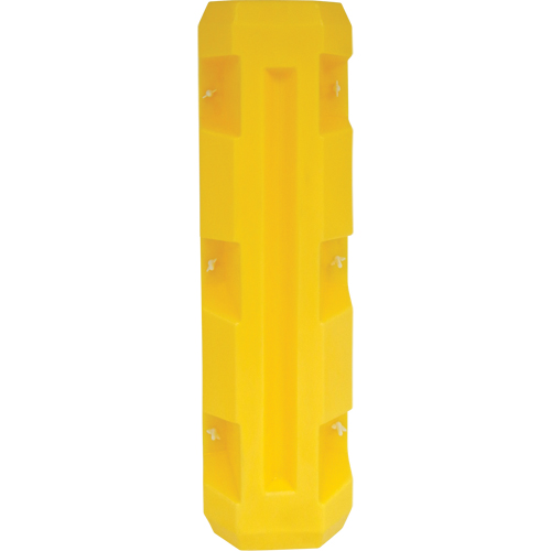 Protecteur de colonne &eacute;troite, Ouverture int&eacute;rieure 6" x 6", 12" lo x 12" la x 42" h, Jaune Pathway Supply LP