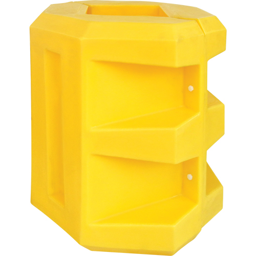 Short Column Protector, 6" x 6" Inside Opening, 24" L x 24" W x 24" H, Yellow Pathway Supply LP