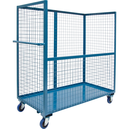 Wire Mesh Stock Truck, Steel, 30" x 55" x 48", 2400 lbs. Capacity Pathway Supply LP
