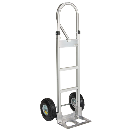 Knocked Down Hand Truck, P-Handle Handle, Aluminum, 52-1/8" Height, 500 lbs. Capacity Pathway Supply LP