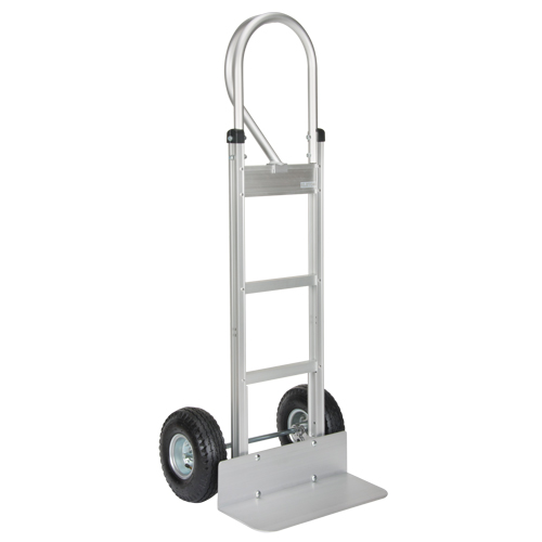Knocked Down Hand Truck, P-Handle Handle, Aluminum, 52-1/8" Height, 500 lbs. Capacity Pathway Supply LP