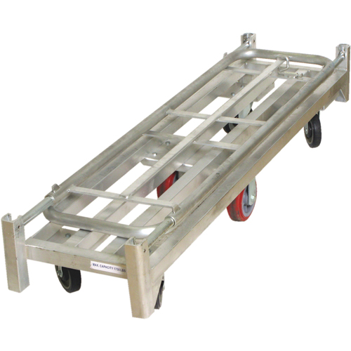 U-Boat Platform Truck, 59-1/2" L x 16" W, 1750 lbs. Capacity, Polyurethane Casters Pathway Supply LP