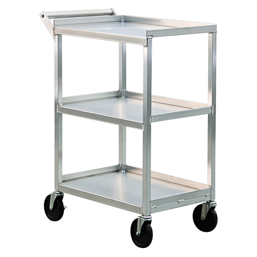 Chariot utilitaire, 3 Tiers, 16-1/2" la x 39" h x 27-3/4" p, Capacit&eacute; 350 lb Pathway Supply LP