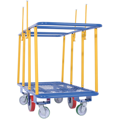 Horizontal Panel Cart, 63-7/16" x 28-1/2" x 40-15/16", 2000 lbs. Capacity Pathway Supply LP