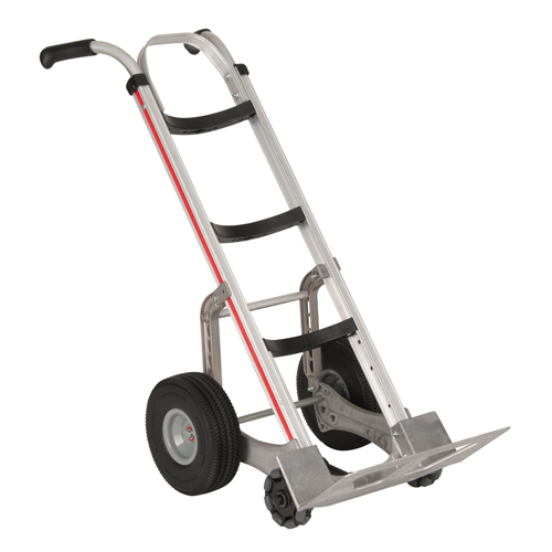 Diable autostabilisant, Prise Double, Aluminium, Hauteur de 55'', Capacit&eacute; 500 lb Pathway Supply LP