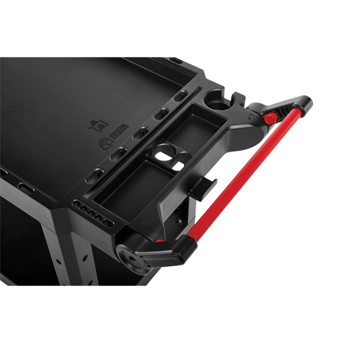 Chariot utilitaire robuste et polyvalent, 2 tiers, 17-3/4" x 36" x 46-1/5", Capacit&eacute; 500 lb Pathway Supply LP