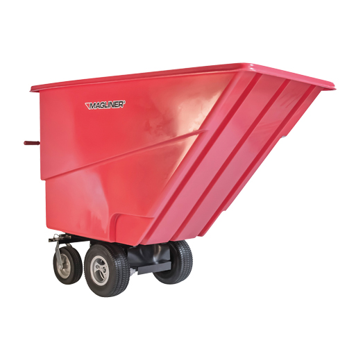 Chariot &agrave; bascule motoris&eacute;, Capacit&eacute; 27 cu. ft., 51" h x 81" la x 33" p Pathway Supply LP