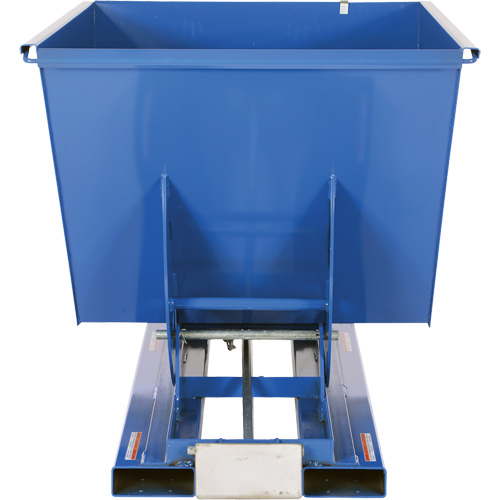 Self-Dumping Hopper, Steel, 1-1/2 cu.yd., Blue Pathway Supply LP