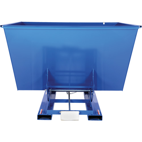 Self-Dumping Hopper, Steel, 2-1/2 cu.yd., Blue Pathway Supply LP