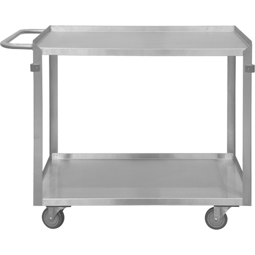Industrial Grade Shelf Cart, 2 Tiers, 22-1/2" W x 34" H x 42-7/16" D, 600 lbs. Capacity Pathway Supply LP