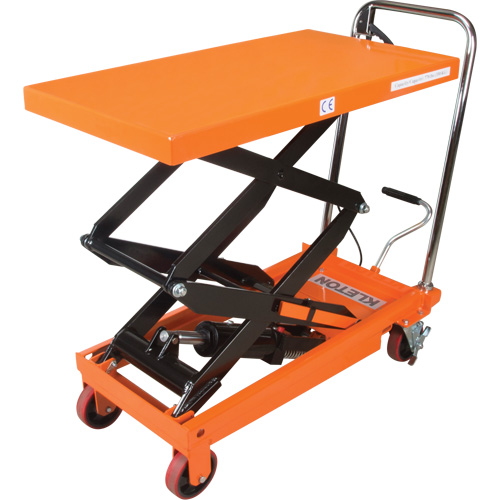 Hydraulic Scissor Lift Table, 35-3/4" L x 19-3/4" W, Steel, 770 lbs. Capacity Pathway Supply LP