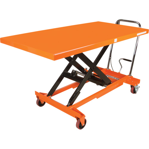 Hydraulic Scissor Lift Table, 63" L x 31-1/2" W, Steel, 1100 lbs. Capacity Pathway Supply LP