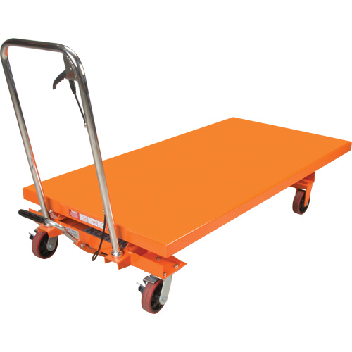 Hydraulic Scissor Lift Table, 63" L x 31-1/2" W, Steel, 1100 lbs. Capacity Pathway Supply LP
