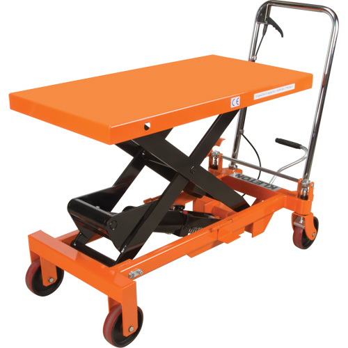 Hydraulic Scissor Lift Table, 39-1/2" L x 20" W, Steel, 1650 lbs. Capacity Pathway Supply LP