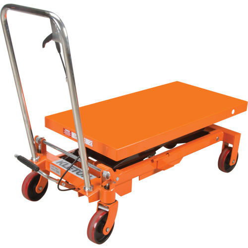 Hydraulic Scissor Lift Table, 39-1/2" L x 20" W, Steel, 1650 lbs. Capacity Pathway Supply LP