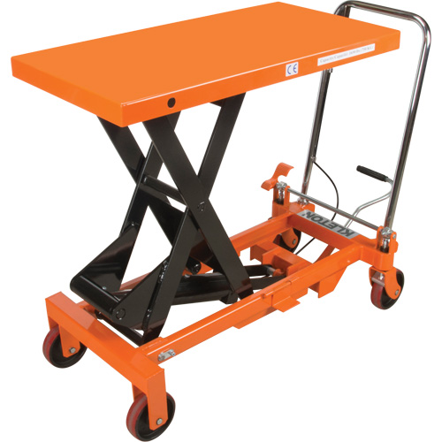 Hydraulic Scissor Lift Table, 39-1/2" L x 20" W, Steel, 1650 lbs. Capacity Pathway Supply LP