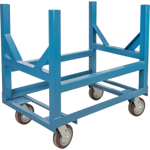 Pipe & Bar Cradle Truck, 24" L x 24" W x 34" H, 2500 lbs. Capacity, Polyurethane Wheels Pathway Supply LP