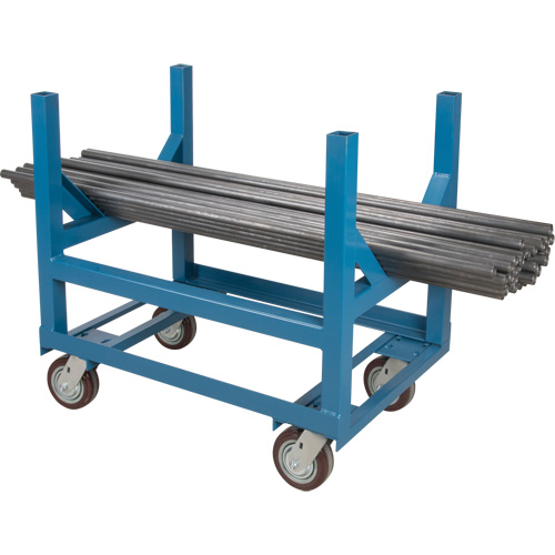 Pipe & Bar Cradle Truck, 24" L x 24" W x 34" H, 2500 lbs. Capacity, Polyurethane Wheels Pathway Supply LP