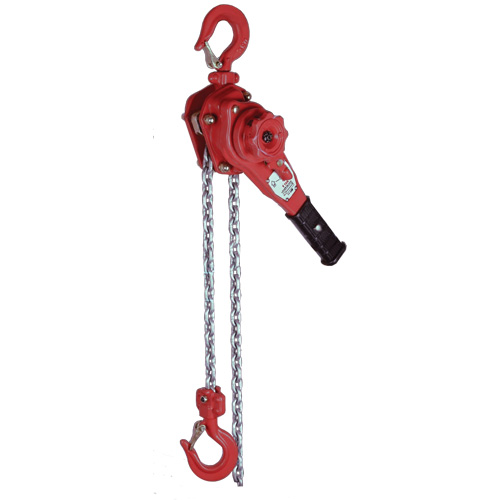 VQ Series Super Light Lever Hoist, 10' Lift, 2300 lbs. (1.6 tons) Capacity, Zinc Chain Pathway Supply LP