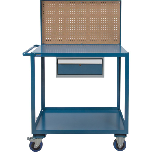 Chariot de service mobile, 2 Tiers, 24" la x 57" h x 40" p, Capacit&eacute; 1200 lb Pathway Supply LP