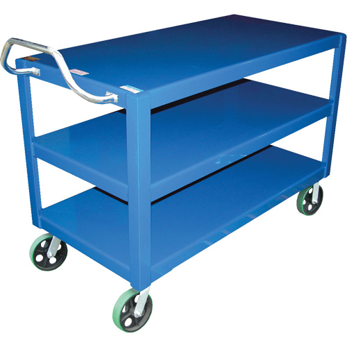 Ergo-Handle Cart, 4000 lbs. Capacity, Steel, 24-1/2" W x 41" H x 54-7/8" D, Lip Down Pathway Supply LP