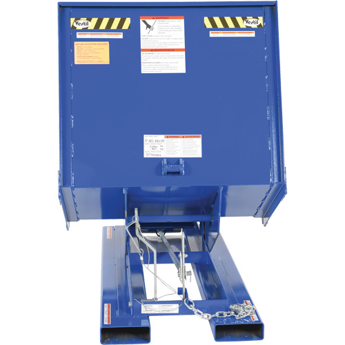 Tr&eacute;mie &agrave; parois ouvrantes, Acier, 1 vg³, Bleu Pathway Supply LP