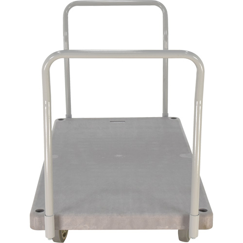 Chariot &agrave; plateforme en plastique robuste, 60" lo x 30" la, 3000 lb cap, Roues Polyur&eacute;thane Pathway Supply LP
