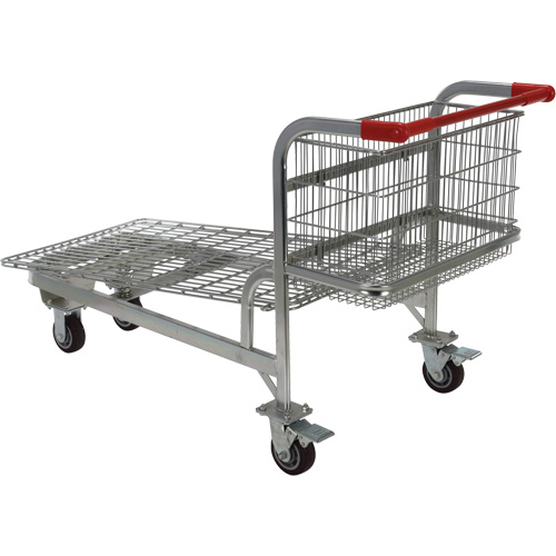 Chariot en treillis emboîtable, Acier, 28-3/4" x 37-1/16" x 59-5/8", Capacit&eacute; 275 lb Pathway Supply LP