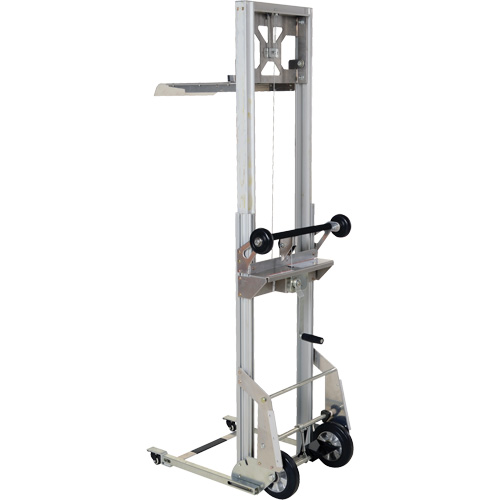 Appareil de levage portatif en aluminium, M&eacute;canisme Pompe au pied, Capacit&eacute; de 200 lb, Levage max de 61" Pathway Supply LP