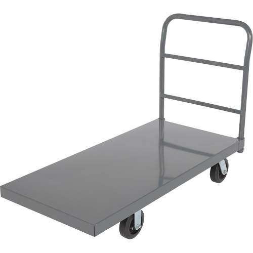 Chariot &agrave; plateforme, 48" lo x 24" la x Capacit&eacute; 2000 lb, Roues en Caoutchouc Pathway Supply LP