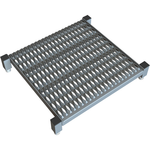 Adjustable Height One-Step Work Platform, 24" W x 24" D, 800 lbs. Capacity, All-Welded Pathway Supply LP