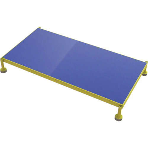 Adjustable Height One-Step Work Platform, 24" W x 48" D, 800 lbs. Capacity, All-Welded Pathway Supply LP