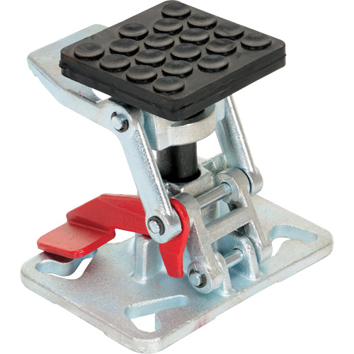 Heavy-Duty Adjustable Height Floor Lock, 8" Extended Height, 5-1/2" Retracted Height, Steel Pathway Supply LP