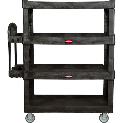 Heavy-Duty Ergo Utility Cart, 4 Tiers, 24-1/4" x 62-2/5" x 54-1/10", 700 lbs. Capacity Pathway Supply LP