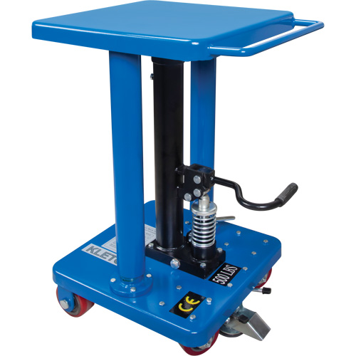 Table de travail hydraulique, 18'' lo x 18'' la, Acier, Capacit&eacute; 500 lb Pathway Supply LP